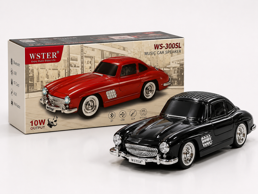 WSTER WS-300SL Music Car Speaker – Black Classic Edition